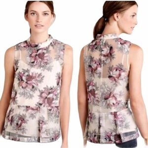 Moulinette Soeurs Pink and Cream Blouse